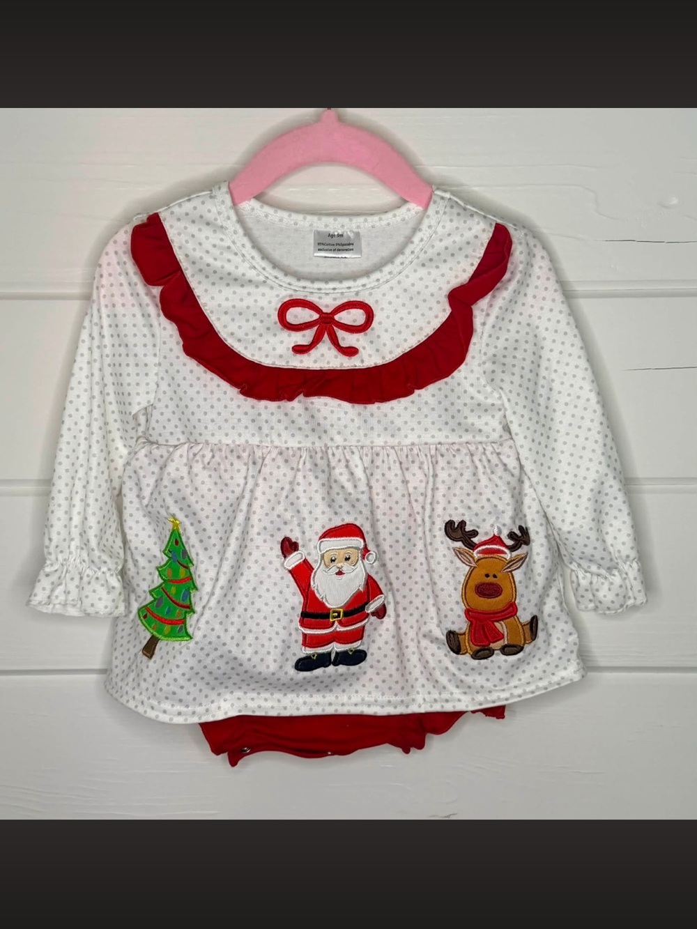 Christmas Bittydot Bubble- girls Christmas